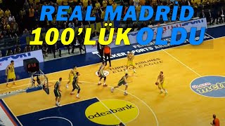 Melih Mahmutoğlunun Real Madride Attığı 100. Sayı (Fenerbahçe 100 - 78 Real Madrid)