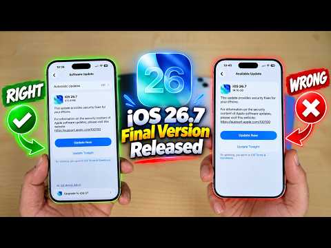 iOS 26.7 Released | What's New? Which update is right?