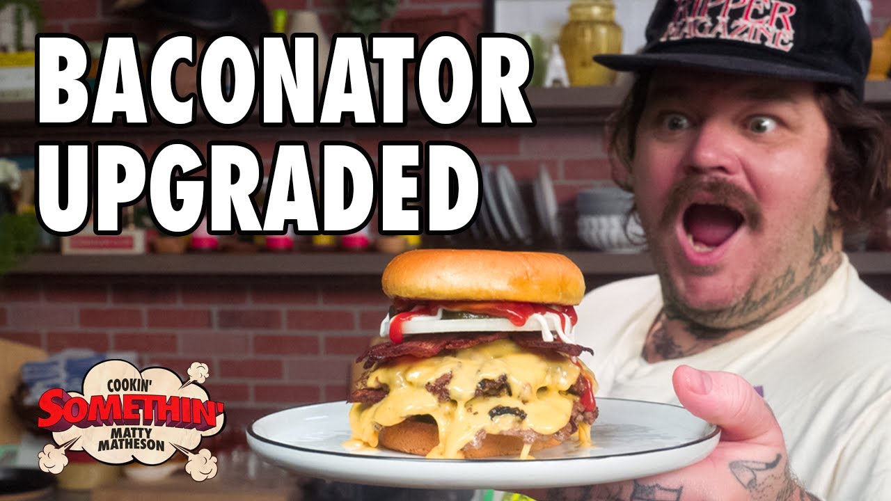 Ultimate Triple Decker Baconator Burger Recipe