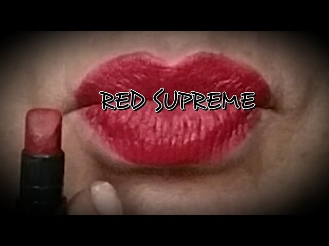 RED SUPREME MATTE LIPSTICK BY AVON - YouTube