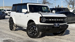 Used 2021 Ford Bronco Outer Banks in White (#PDL8131) | Barrie Ford