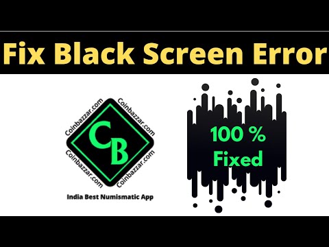 Fix Coin Bazzar App Black Screen Error Problem Solved in Android,Coin Bazzar App screen issue solved