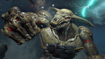 DOOM ETERNAL - Final Boss Fight & Ending (4K 60FPS)