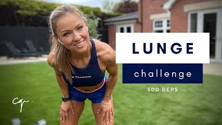 500 Rep Lunge Challenge | Bodyweight and Dumbbells