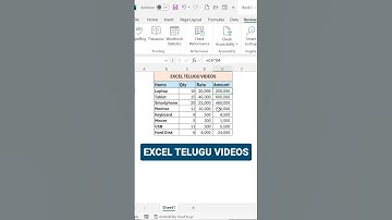 Excel Magic Trick in Telugu: How to Hide Formulas (తెలుగు)