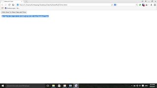 Sublime Text 3 | JavaScripte How to write Date and Time Sublime Text 3 | JavaScripte How to write Date and Time