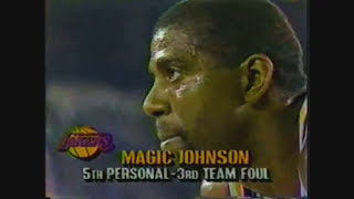 Magic Johnson hits Isiah Thomas - Old School Basketball