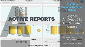 Cognos Analytics Active Reports Training - The Critical Controls