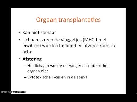 Afweer (deel 5) bloedgroepen, resusfactor, transfusie/transplantatie en allergische reacties