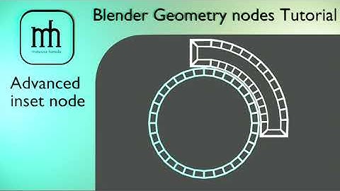 Blender Geometry nodes Advanced Inset and outset