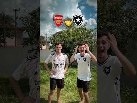 Botafogo e Arsenal irmãos gêmeos #shorts #botafogo #brasileirão