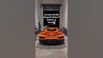 Corvette C8 Z06 with a Fabspeed F1 Exhaust…