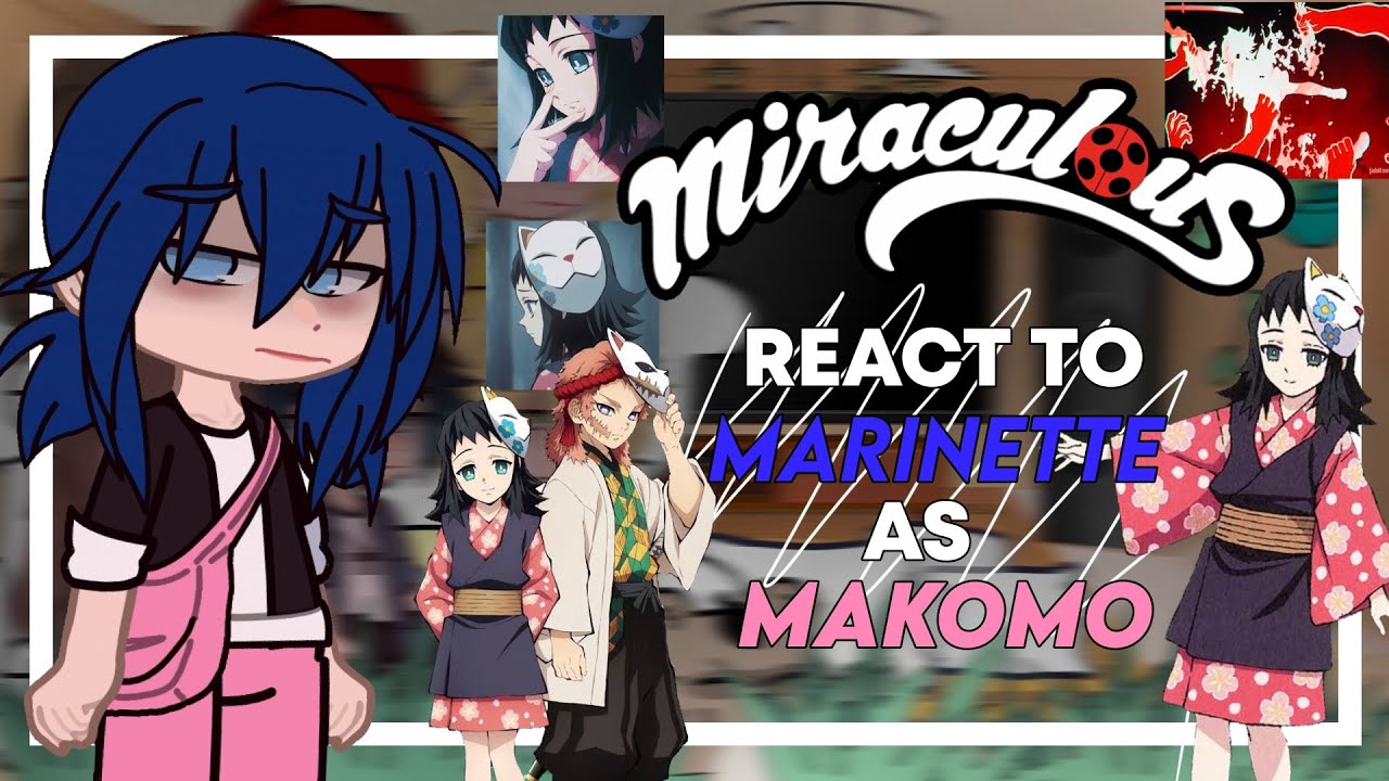 Mlb react to Marinette as Makomo | Gacha club | Mlb x kny \\ 1/1 🇧🇷🇺🇸