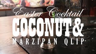 How to make Easter Cocktail Coconut & Marzipan Qlip