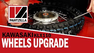 KLX 110 Wheel Upgrade | How to Lace and True a Dirt Bike Wheel | KLX 110 Pit Bike | Partzilla.com