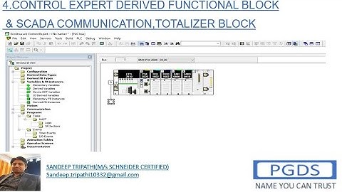 4. FUNCTION BLOCK & SCADA COMMUNICATION WITH M340 CONTROL EXPERT TUTORIAL