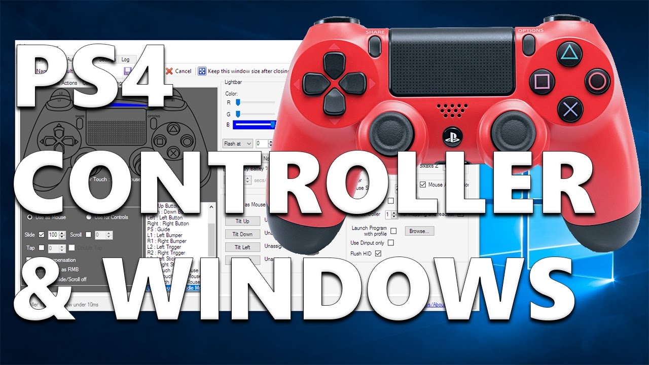 How to Use Your PS4 Controller on a PC YouTube