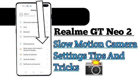 Realme GT Neo 2 || Slow Motion Camera How To Use 🔥