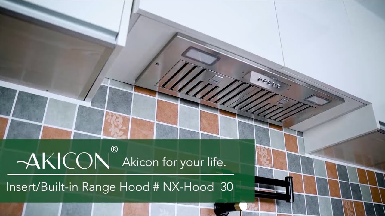  Akicon Range Hood Insert 30 Inch, 600 CFM Built-in