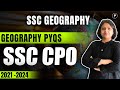 Ssc cpo 2021  2024  geography pyqs  ssc geography parcham