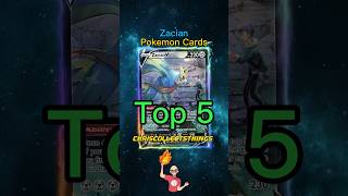 Top 5 EXPENSIVE Zacian Pokémon cards 🗡️ #shorts #top5 #zacian