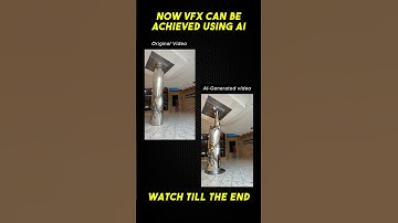 Learn how to make VFX using AI #ai