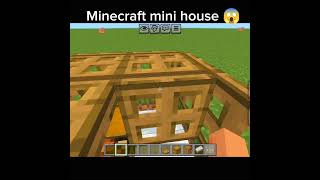 Minecraft mini house 😱 #minecraft #shorts #gaming