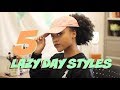 5 Lazy Day Natural Hairstyles for Long 4c Hair  (As I Am Long and Luxe)