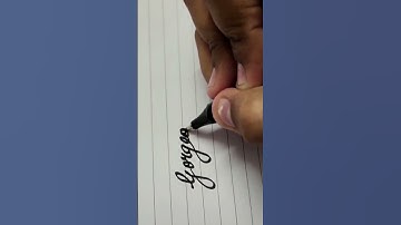 how to improve handwriting l improve cursive Handwriting ll tip for Calligraphy l #shorts #viral