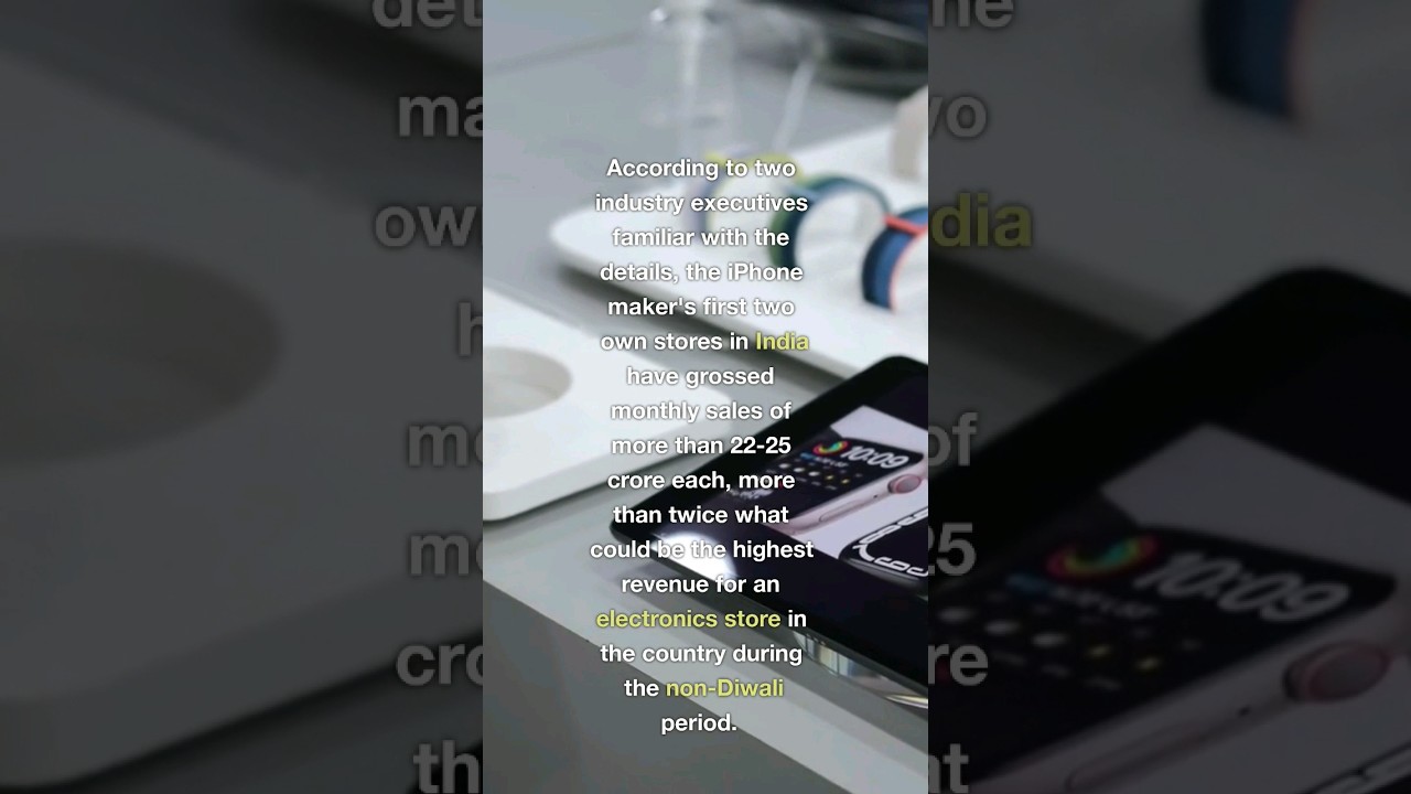 1 Min Business News (Daily)| Apple Store Results in India 