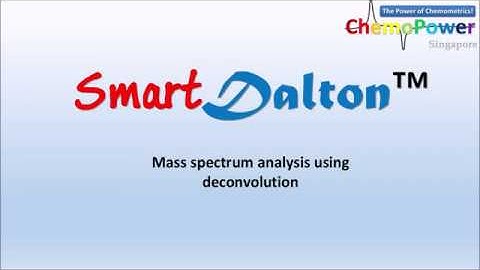 Peak deconvolution software - SmartDalton™