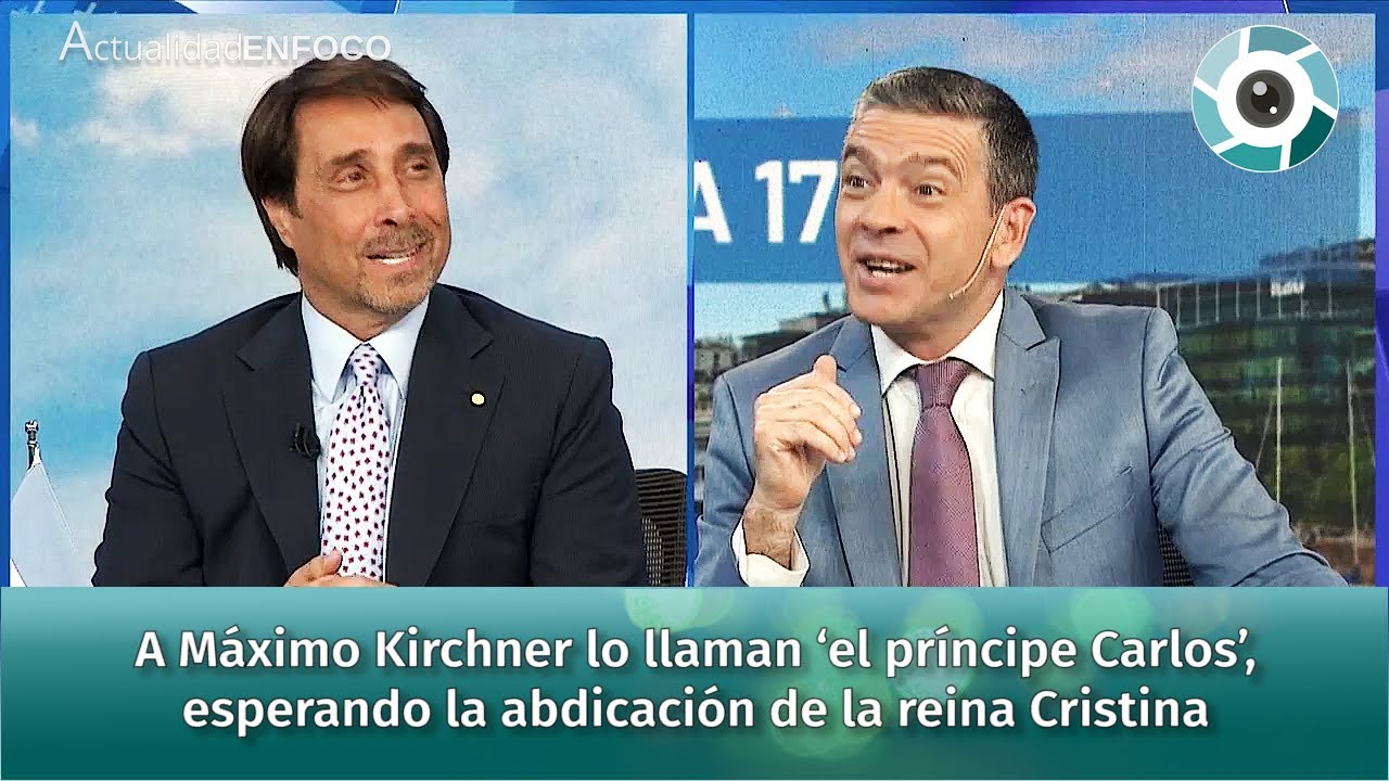 A Máximo Kirchner lo llaman ‘el príncipe Carlos’, esperando la ...