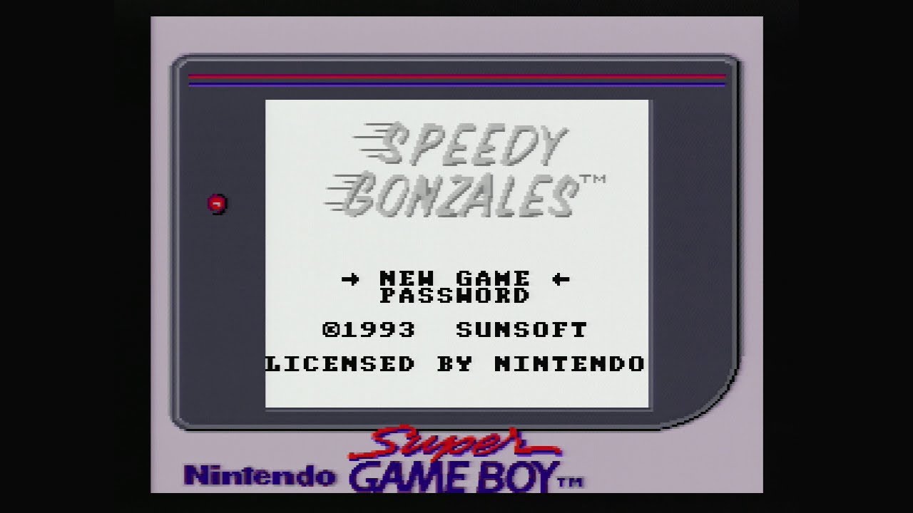 SPEEDY GONZALES (GameBoy) : ¡Arriba! ¡Arriba! 