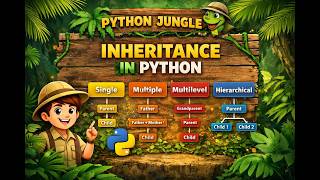Inheritance in Python 🔥 | All Types Explained (Single, Multiple, Multilevel, Hierarchical) | OOPs