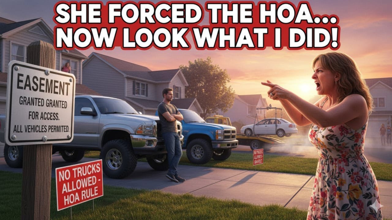 Karen Forced the HOA to Ban My Trucks — So I Bought the Road and Towed ...