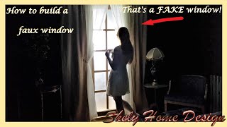 How to build a FAKE window in a basement! by Shely Home Design 26,187 views 3 years ago 5 minutes, 35 seconds