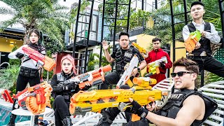 LTT Nerf War : Mercenary Squad SEAL X Nerf Guns Fight Group Of Wanted Criminals Dr Lee