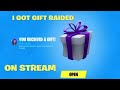 I got *GIFT RAIDED* on STREAM by EdinH2