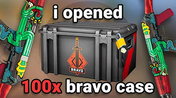 I Opened 100 Bravo Cases and THIS Happened