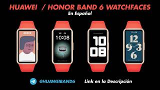 Huawei Band 6 / Honor Band 6 WATCHFACES - CARATULAS - ESFERAS en Español - Telegram screenshot 3