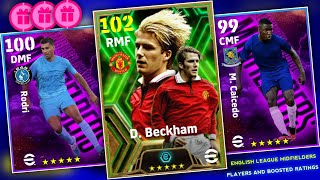 Upcoming Monday English League Midfielders Pack In eFootball 2024 Mobile | Players Boosted Ratings ?