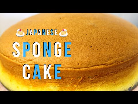 how-to-make-japanese-sponge-cake-|-fluffy-sponge-cake