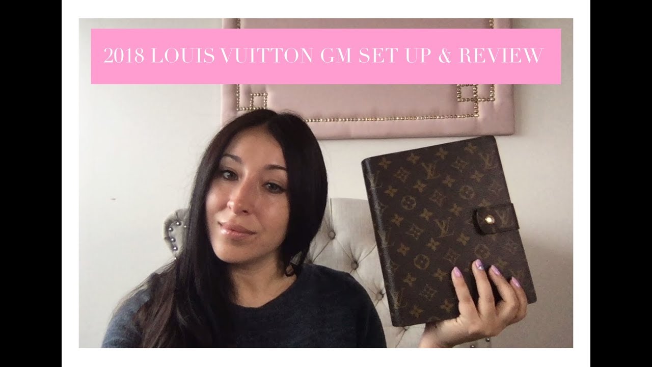 VIDEO: My 2018 Louis Vuitton GM planner set up — ASHLINA KAPOSTA