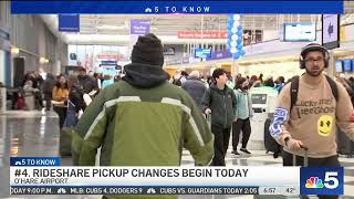 Rideshare Pick-Up Changes at O'Hare Airport Begin Today