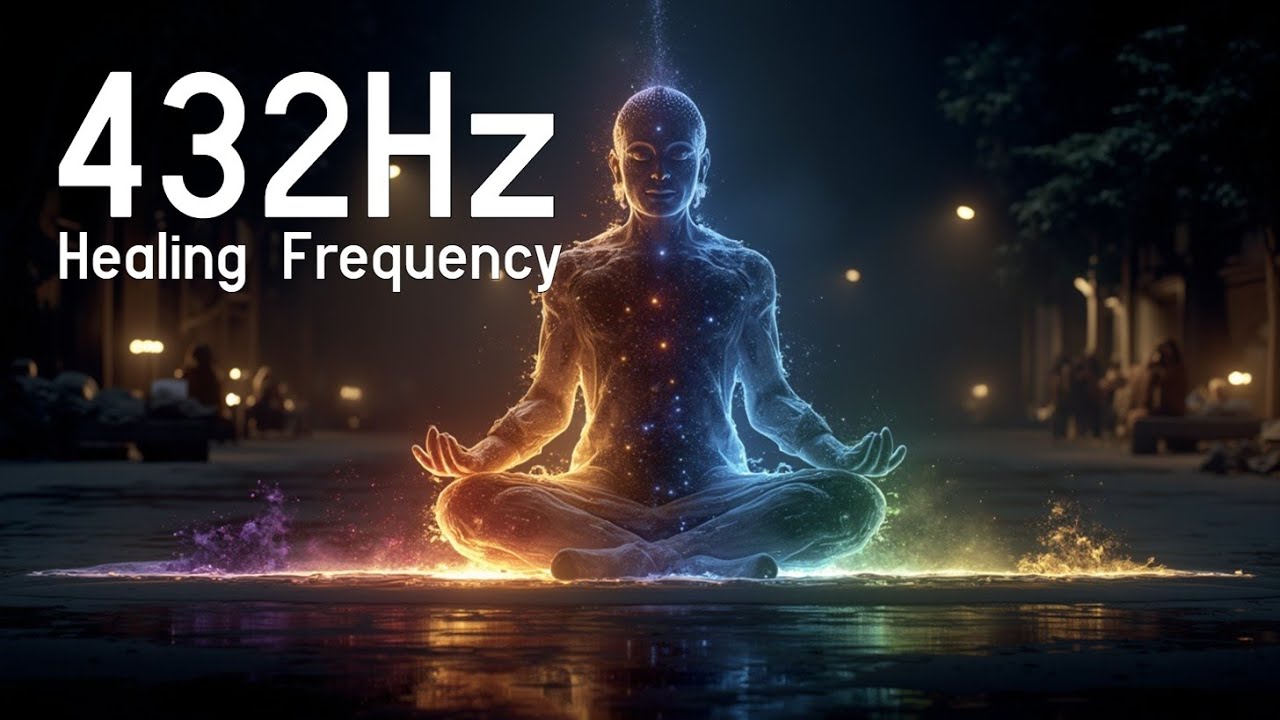 Peaceful 432Hz Music Natural Frequency Meditation Stress Relief Inner ...