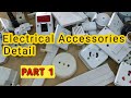 Electrical accessories list Part 1 | electrical wiring materials names | electrical item names list