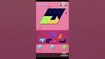Block triangle puzzle intermediate level 06