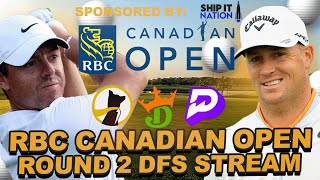 RBC Canadian Open Round 2 Preview + Live chat: Draftkings DFS Showdown, Underdog + Prize Picks Props