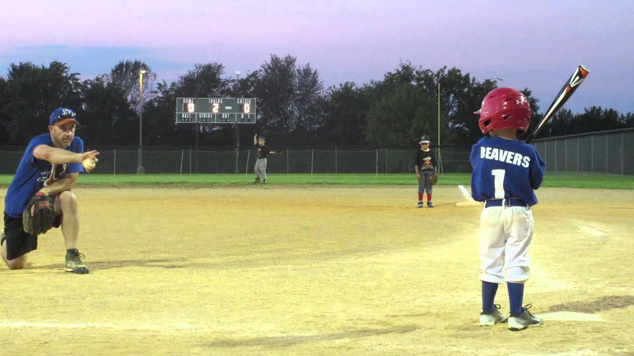 Austin's First At Bat YouTube