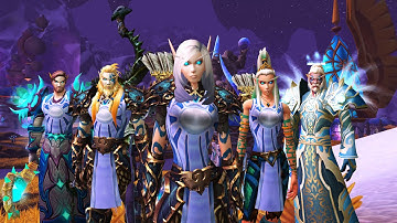 My Vision of Alliance High Elves in Crystalsong Forest (Custom City + New Characters) WoW